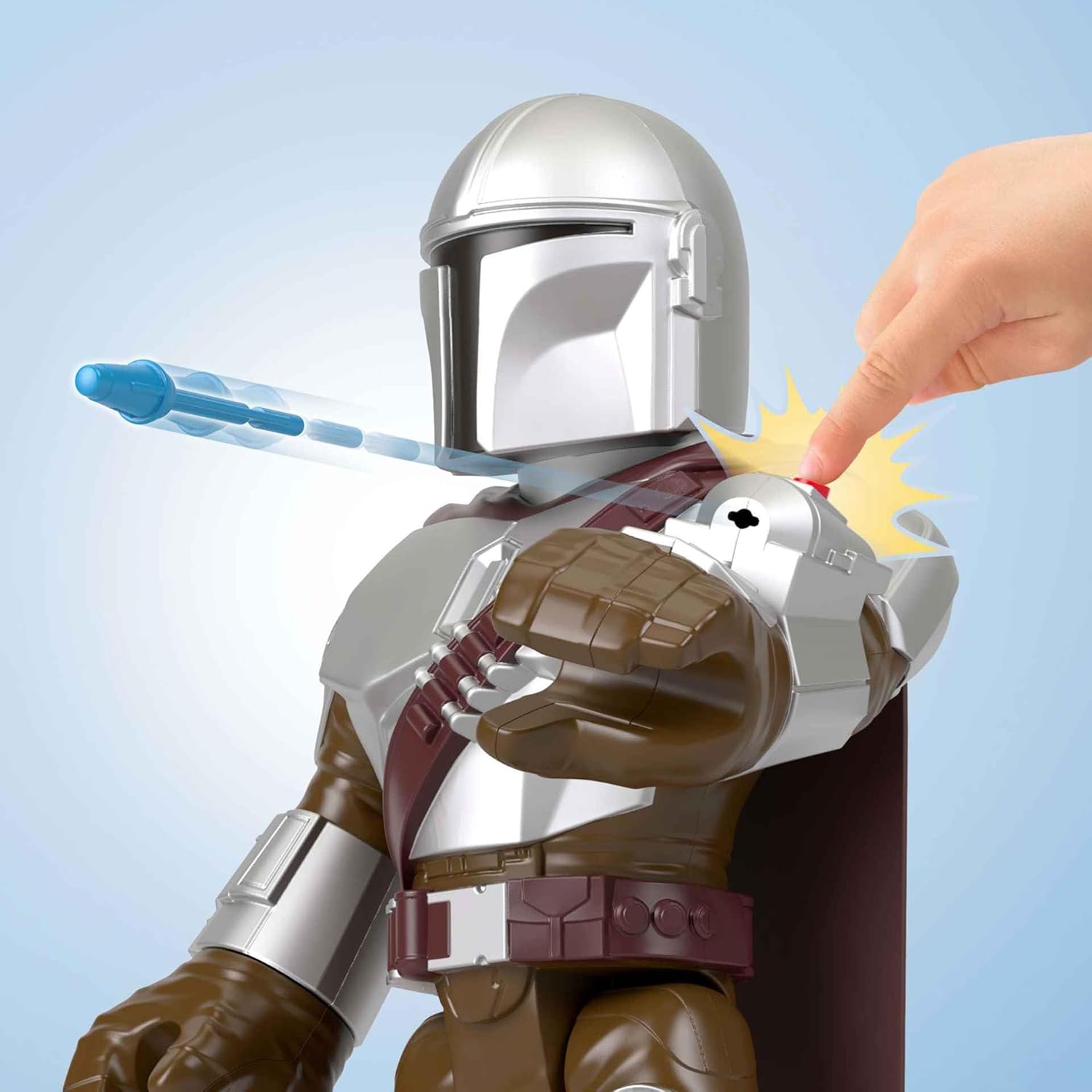 Fisher-Price Imaginext STAR WARS The Mandalorian XXL Action Figure - 16.25 Inch, Ages 3+ 5