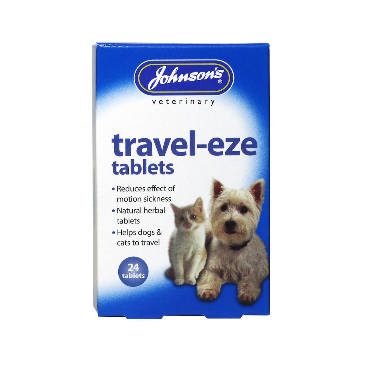Johnsons Vet Travel Eze Capsules for Dogs - Calming Support for Travel | 24 Count 1
