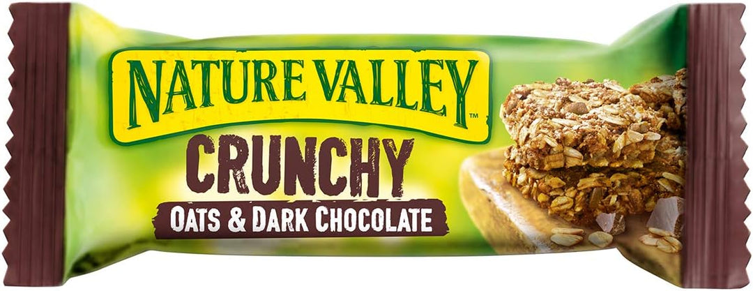 Nature Valley Crunchy Oats and Dark Chocolate Cereal Bars 18 Pack (42g Each)