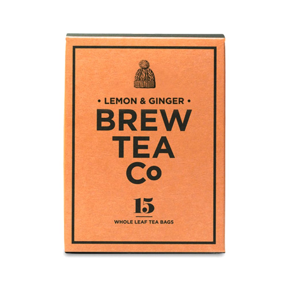 Brew Tea Co Lemon & Ginger Proper Tea 15 Bags 1