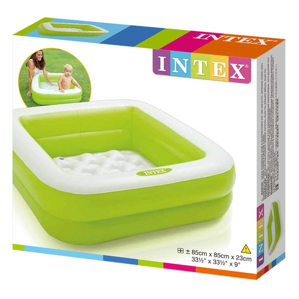 Intex Play Box Pool - Inflatable Square Pool for Babies 1-3 Years | 86x86x25 cm 5