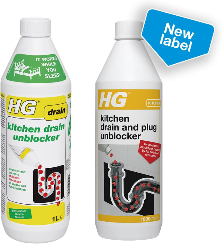 HG - Kitchen Drain and Plug Unblocker 1L