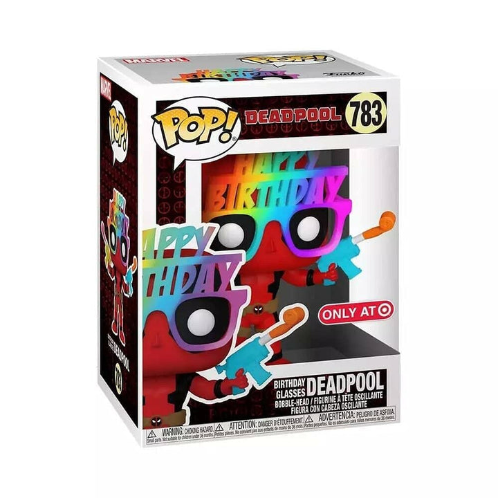 Funko Pop! Vinyl - Deadpool Birthday Glasses 30th Anniversary Figure (54687)