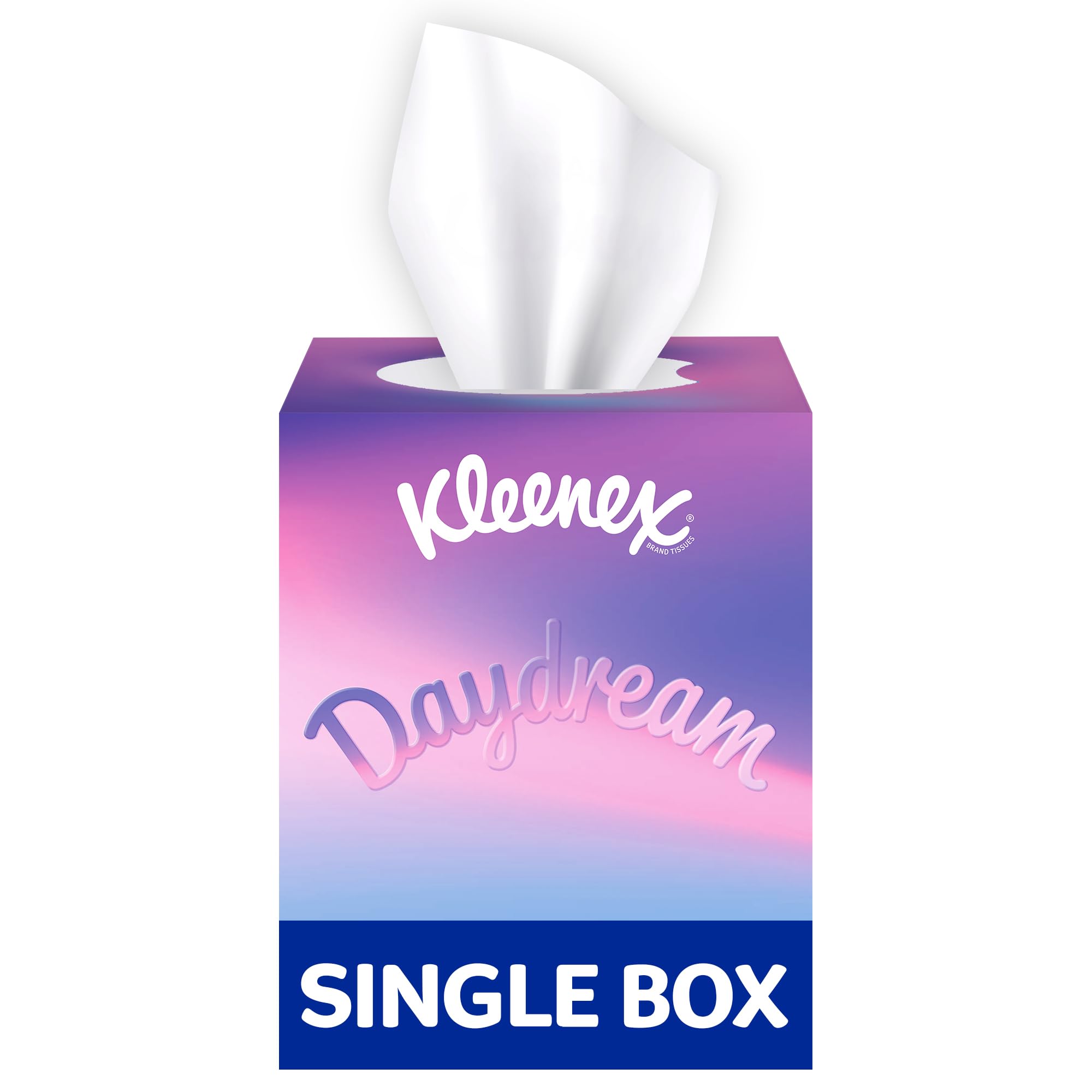 Kleenex Single Cube Tissue Box in aid of Mind | 48 Unscented Sheets | Multicolor