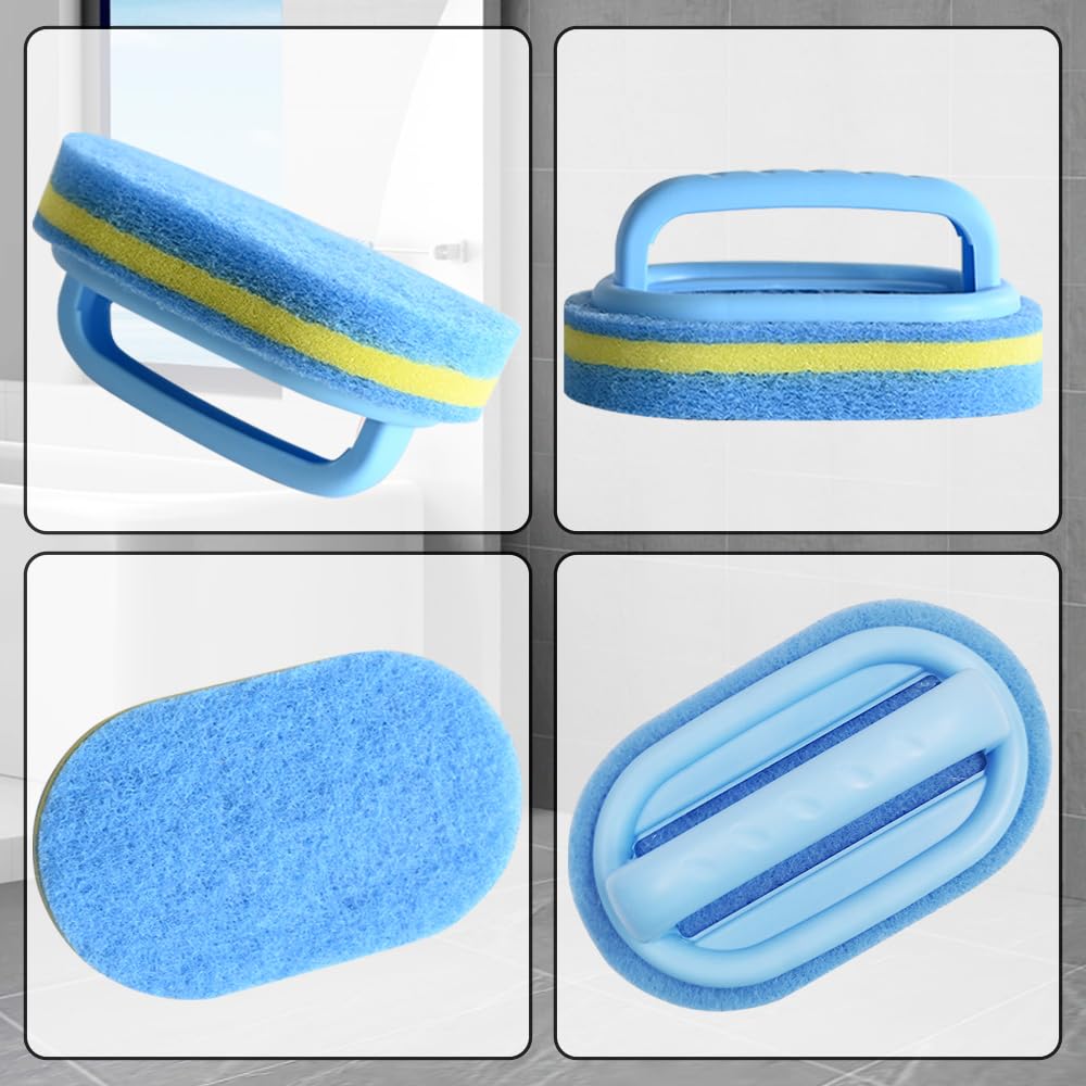 Ram® Heavy Duty Multipurpose Cleaning Brush for Bathroom, Shower & Kitchen Tiles 8