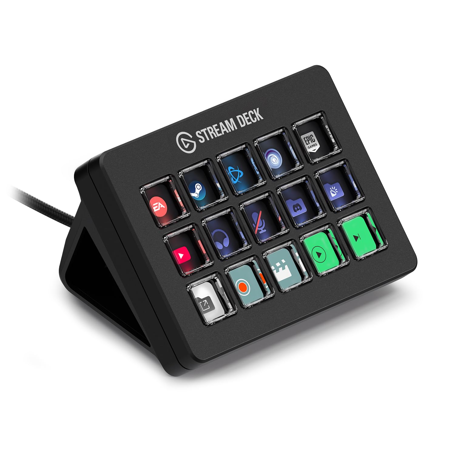 Elgato Stream Deck Scissor Keys—Workflow Controller with Customisable Macro 1