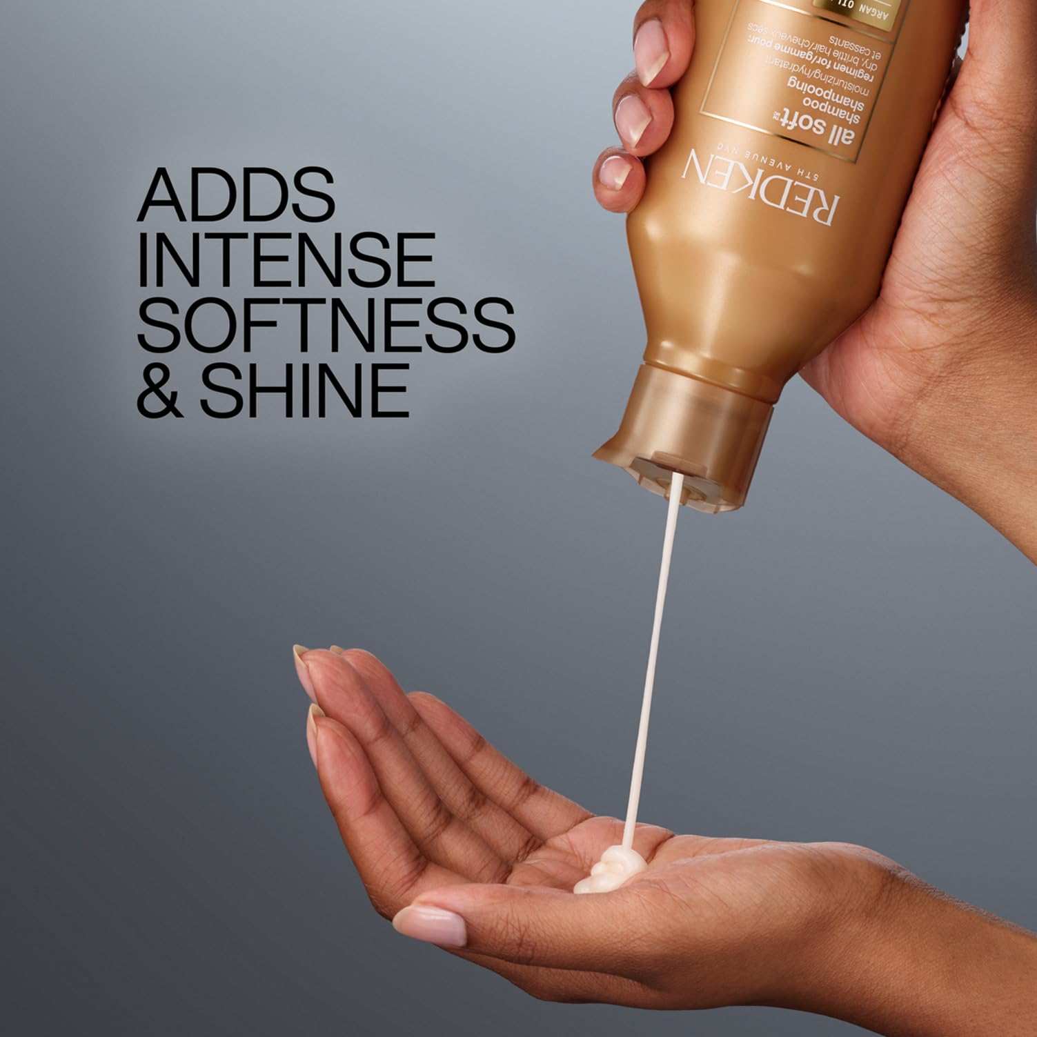 Redken All Soft Shampoo for Dry Hair with Argan Oil - 300 ml 4