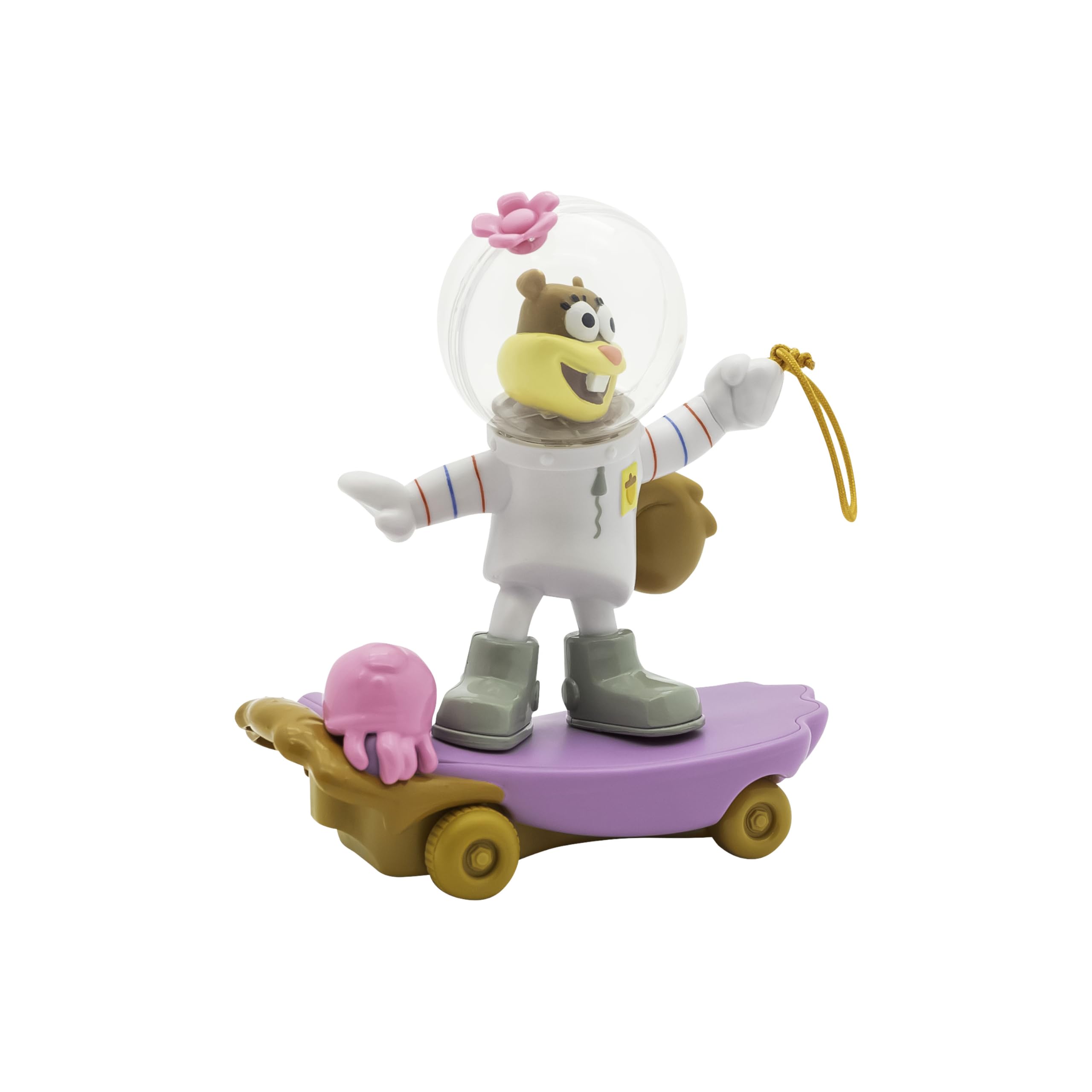 SpongeBob SquarePants Jelly Fishin’ Gliders - Sandy Cheeks Pull-Back Surf Toy for Ages 3+ 9