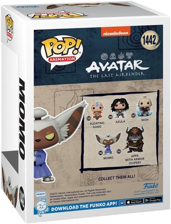 Funko Pop! Animation Avatar: The Last Airbender - Momo Vinyl Figure (72104)