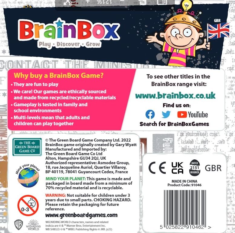 BrainBox Harry Potter-Kartenspiel 9