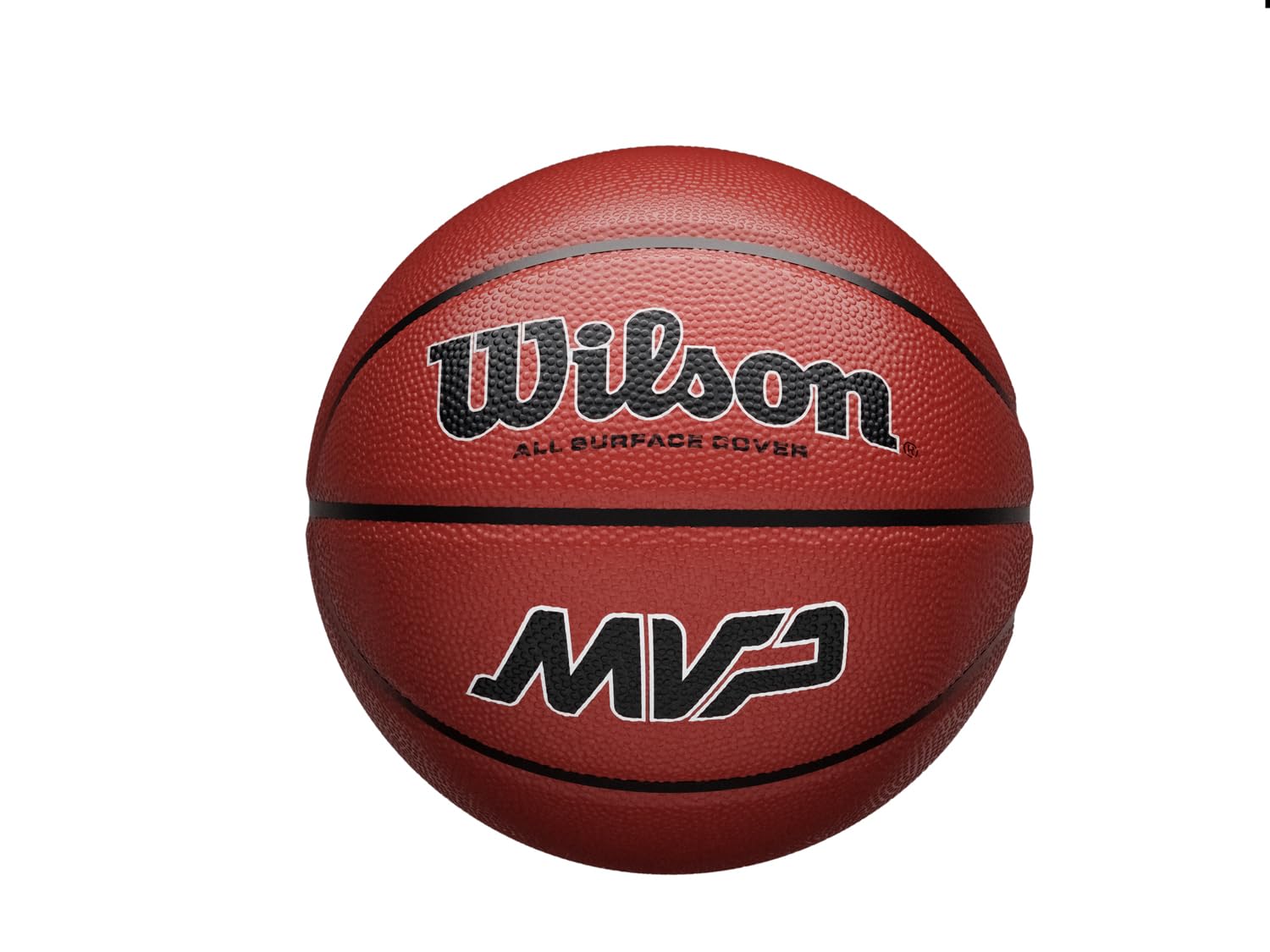 Wilson MVP Basketball Micro Mini - Rubber, Brown, Kid
