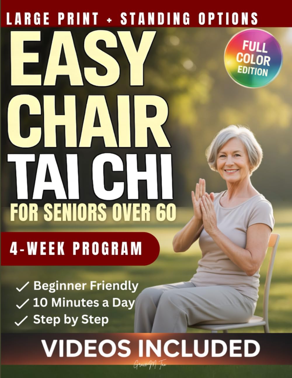 Grace M. Tao - Easy Chair Tai Chi for Seniors Over 60 | Large Print Paperback