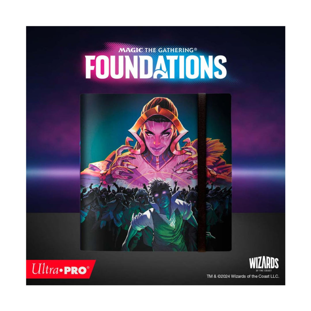 Ultra Pro Magic: The Gathering Foundations 12-Pocket PRO-Binder with Liliana Artwork