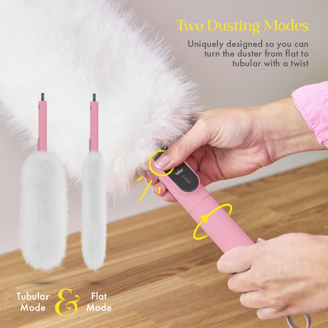 Swan 2-in-1 Ultra-Fine Microfibre Duster with Extendable Design | Machine Washable 4