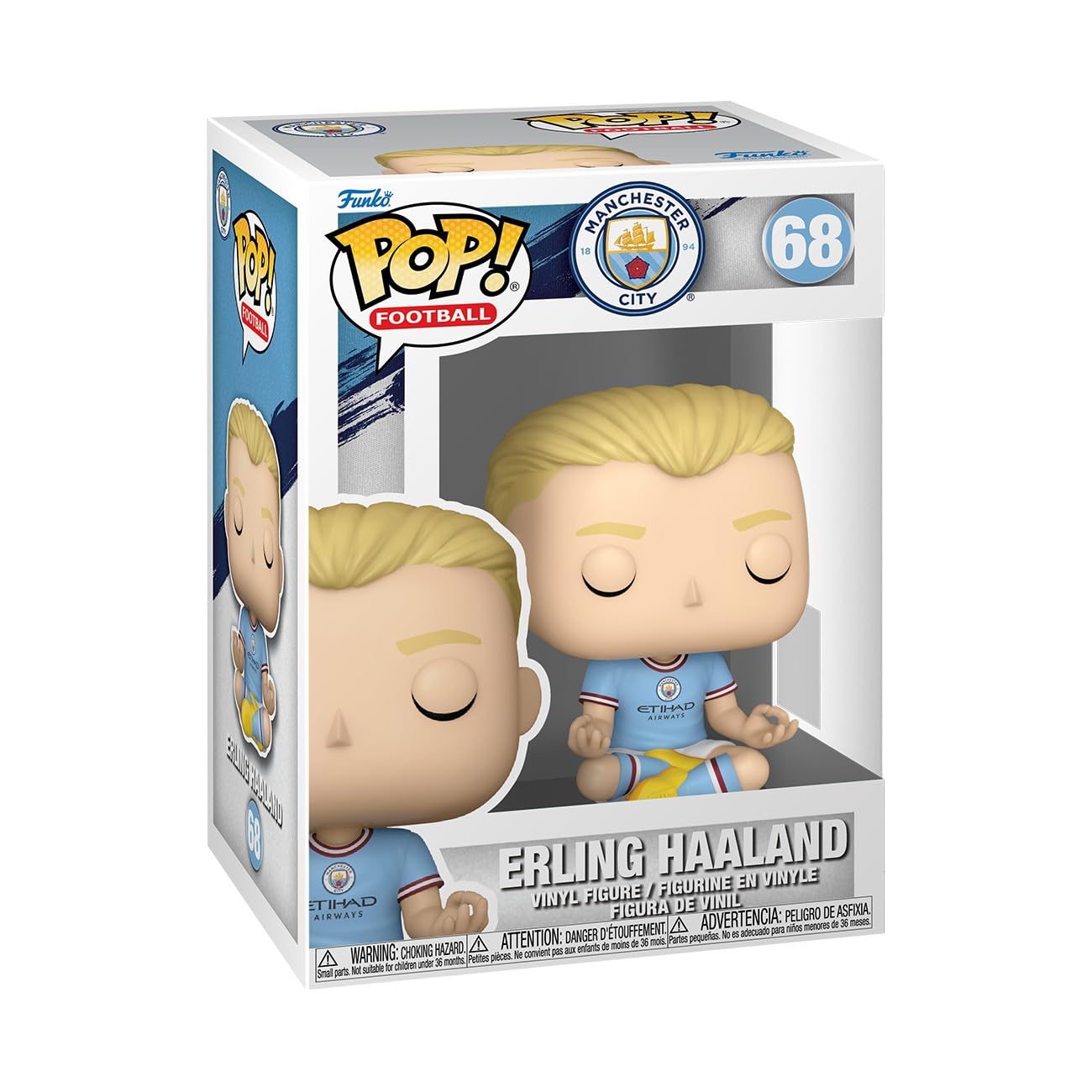 Funko Pop! Erling Haaland - Manchester City Football Collectable Vinyl Figure | Approx 3.75 in 1
