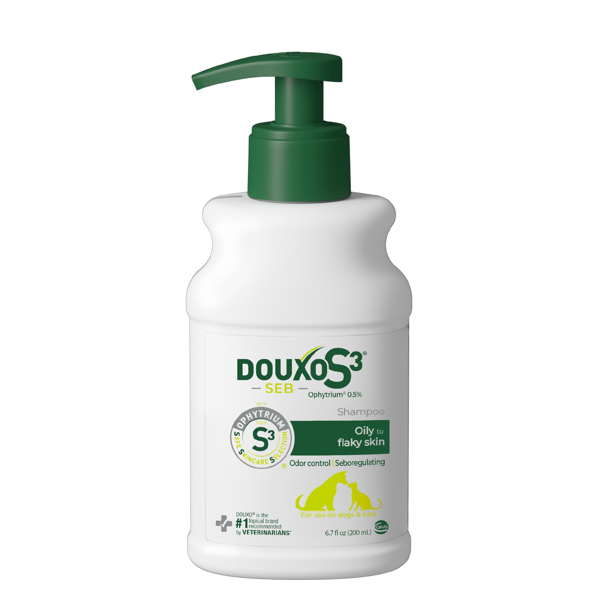 Douxo S3 Seb Shampoo - Controls Sebum & Dandruff | 200ml (3 Pack) 1