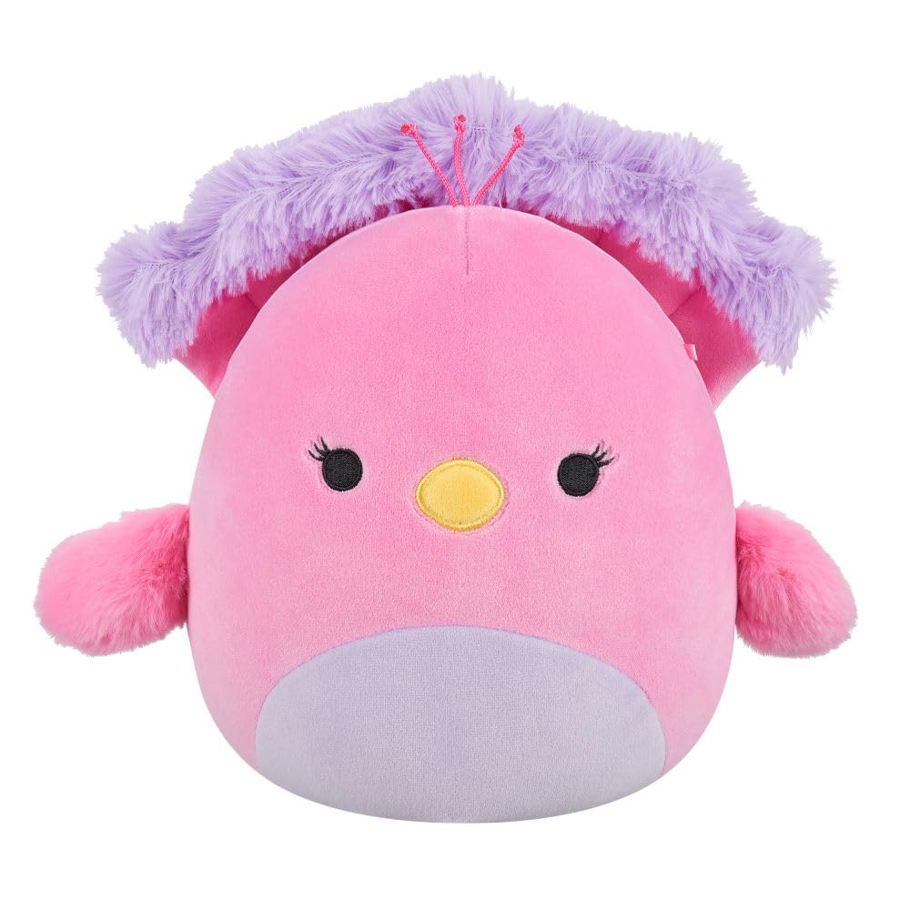 Squishmallows Sweetpea der Pfau – 7,5 Zoll großes Plüschspielzeug für Kinder ab 3 Jahren
