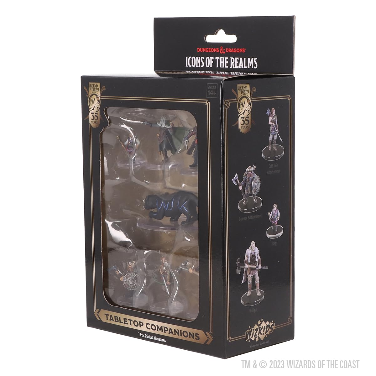 Wizkids D&amp;D The Legend of Drizzt 35. Jubiläums-Miniaturen, vorbemalte Tabletop-Begleiter, Box-Set 12
