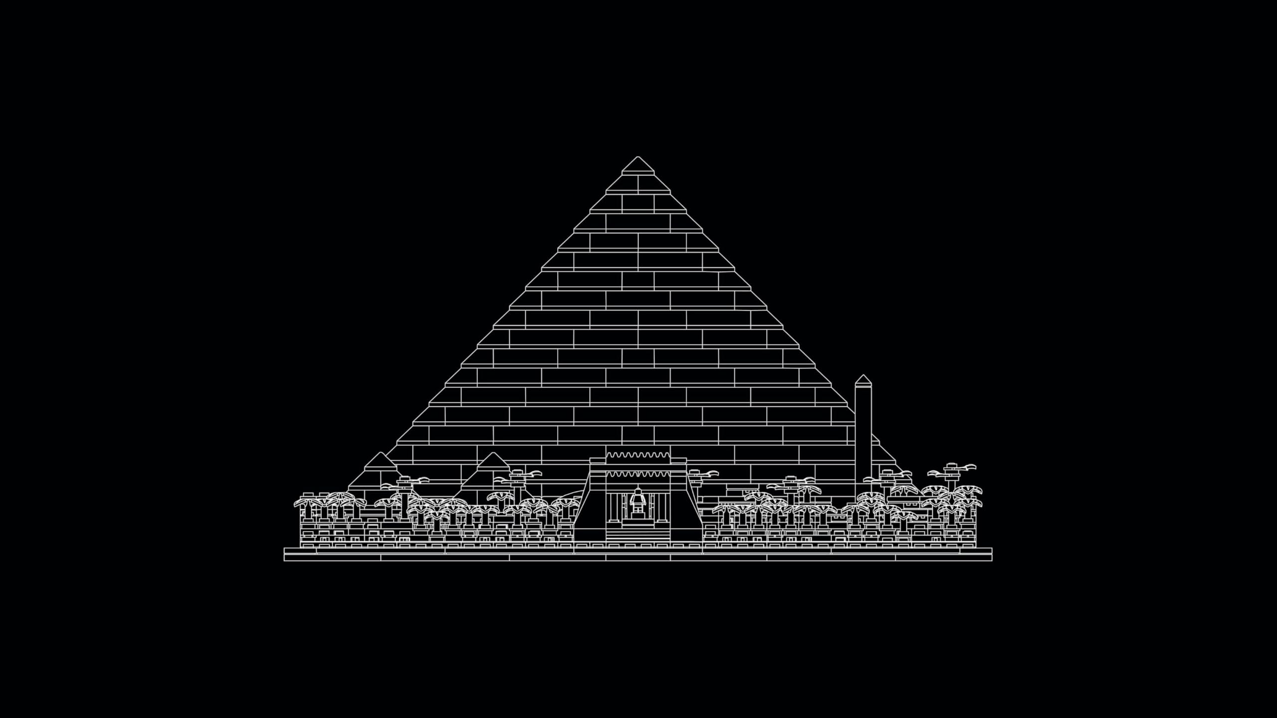 LEGO Architecture 21058 Great Pyramid of Giza Building Set | 1,476 Pieces | Ages 18+ 8