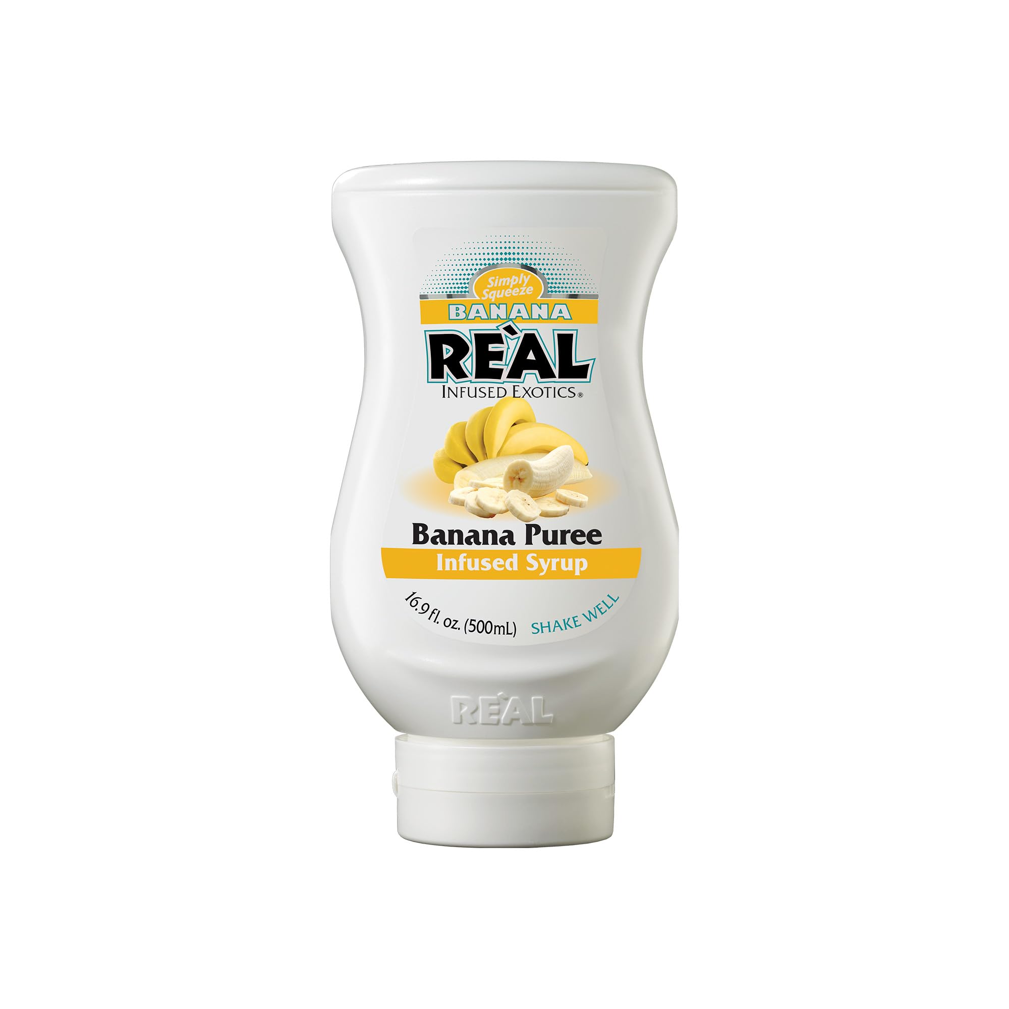 Reàl Infused Exotics Banana Puree Infused Fruit Syrup | 500 ml | Vegan, Gluten Free 1