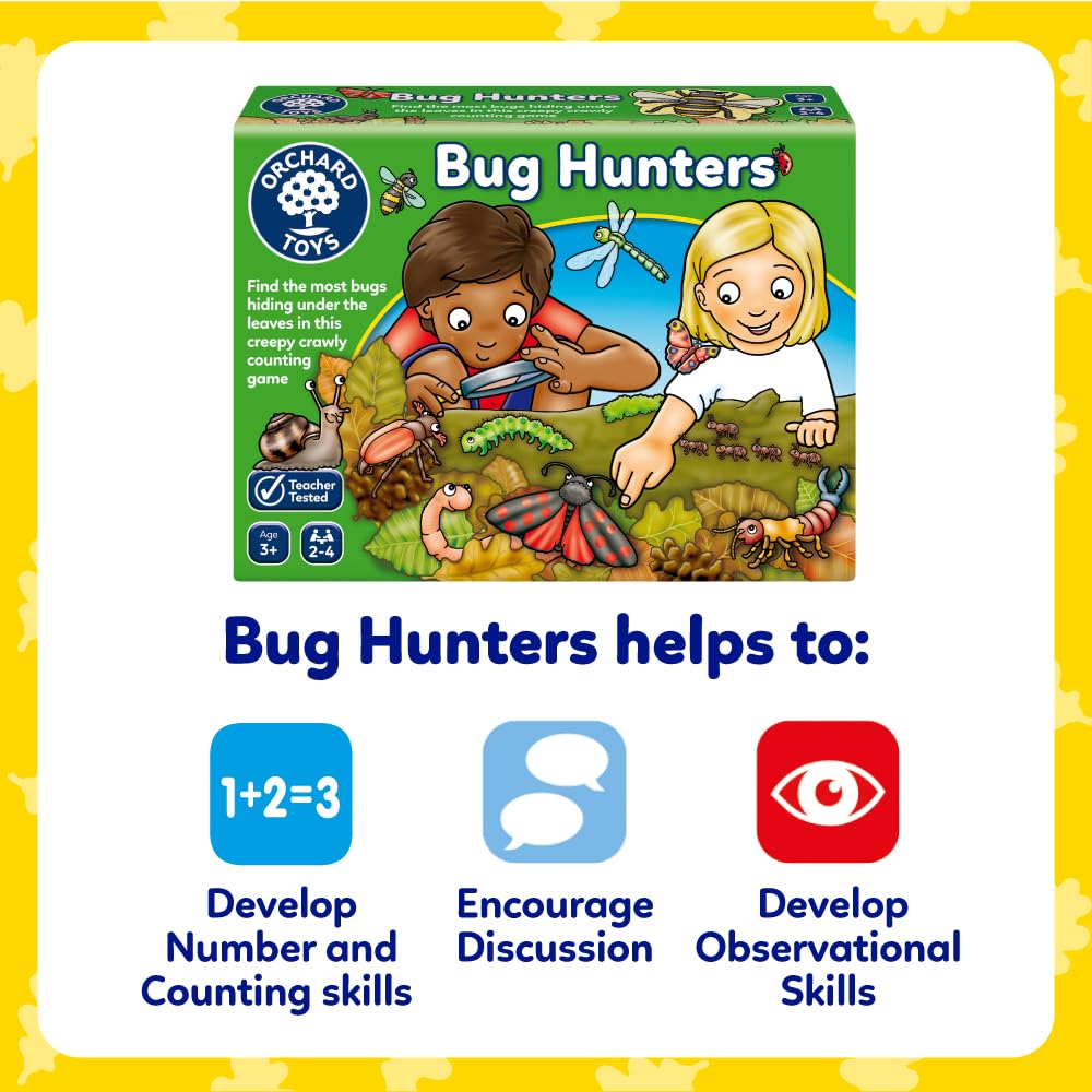 Orchard Toys Bug Hunters Counting Game - Ages 3+, 2-4 Players, Educational Nature Theme 5