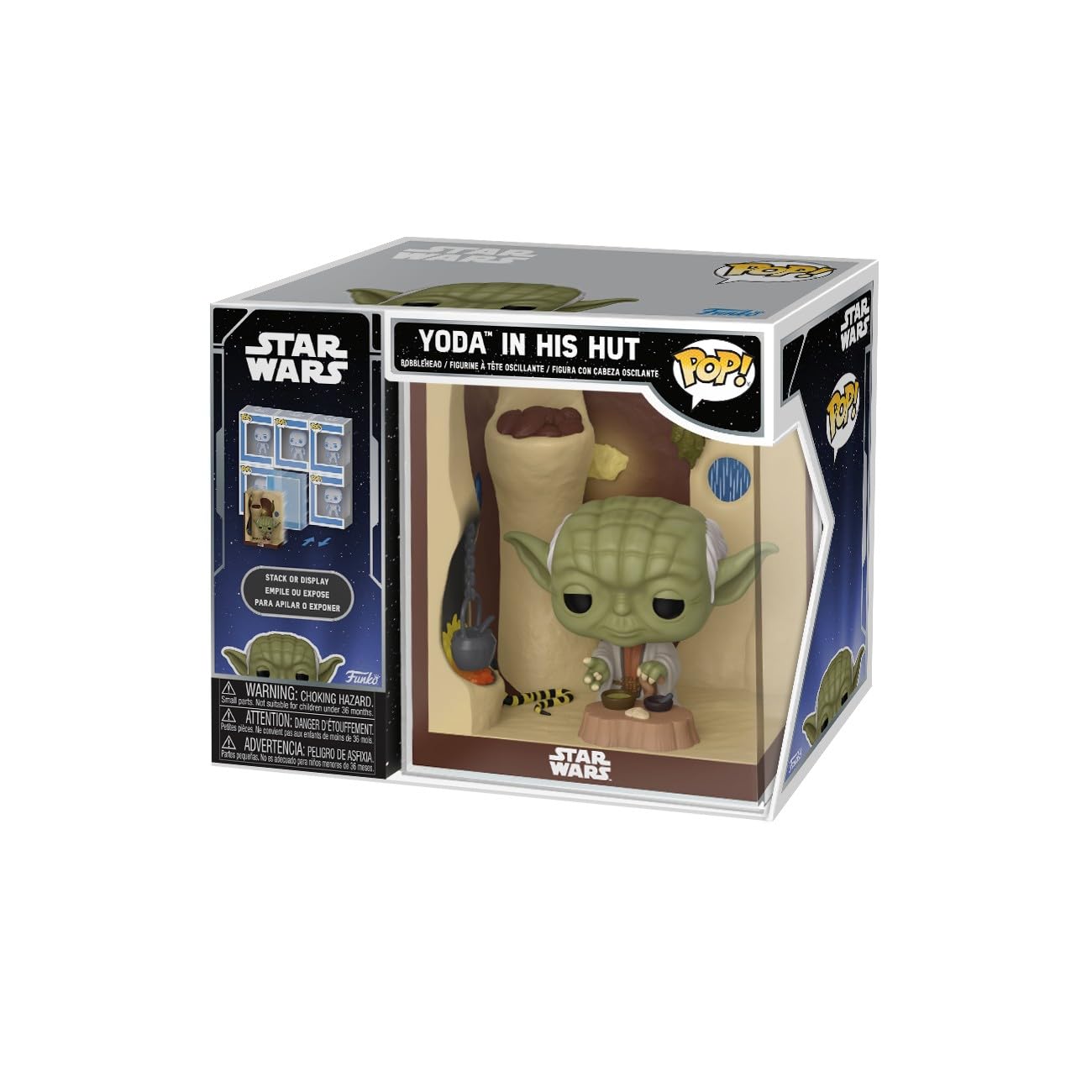 Funko Star Wars Yoda in Hut Pop! Nooks - Collectible Vinyl Figure 1