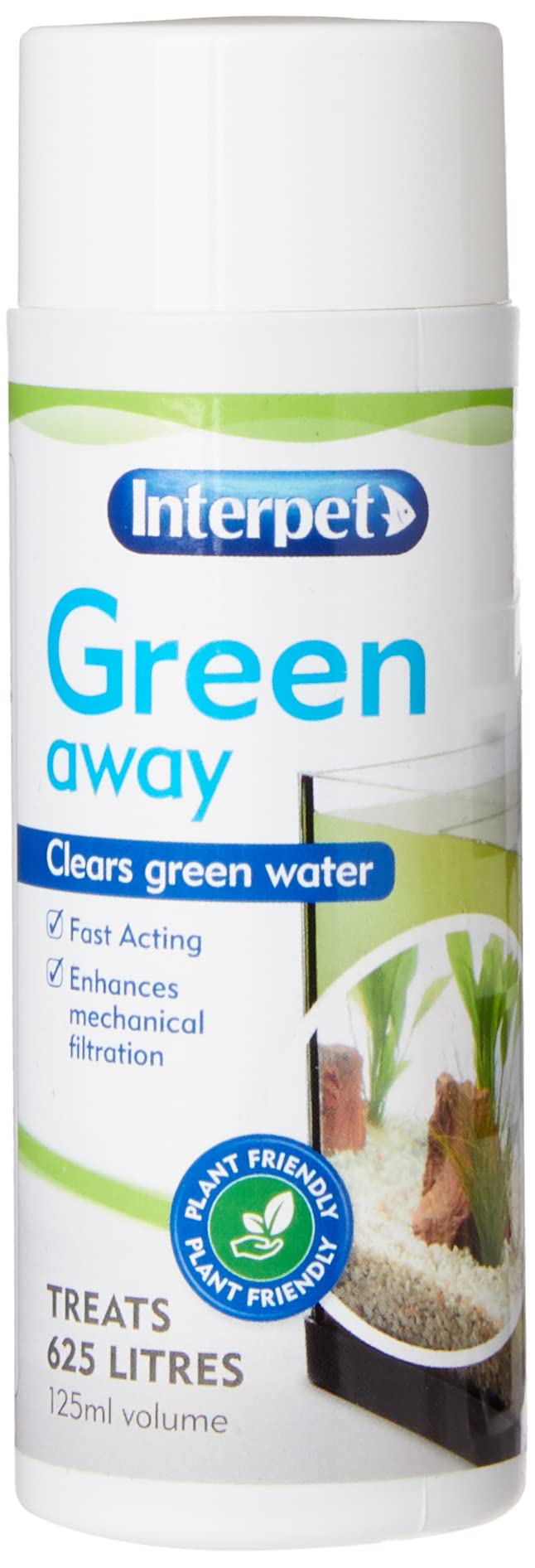 Interpet Green Away Aquarium Water Treatment - Fast Acting Algae Control | Plant Friendly | 125 ml 4
