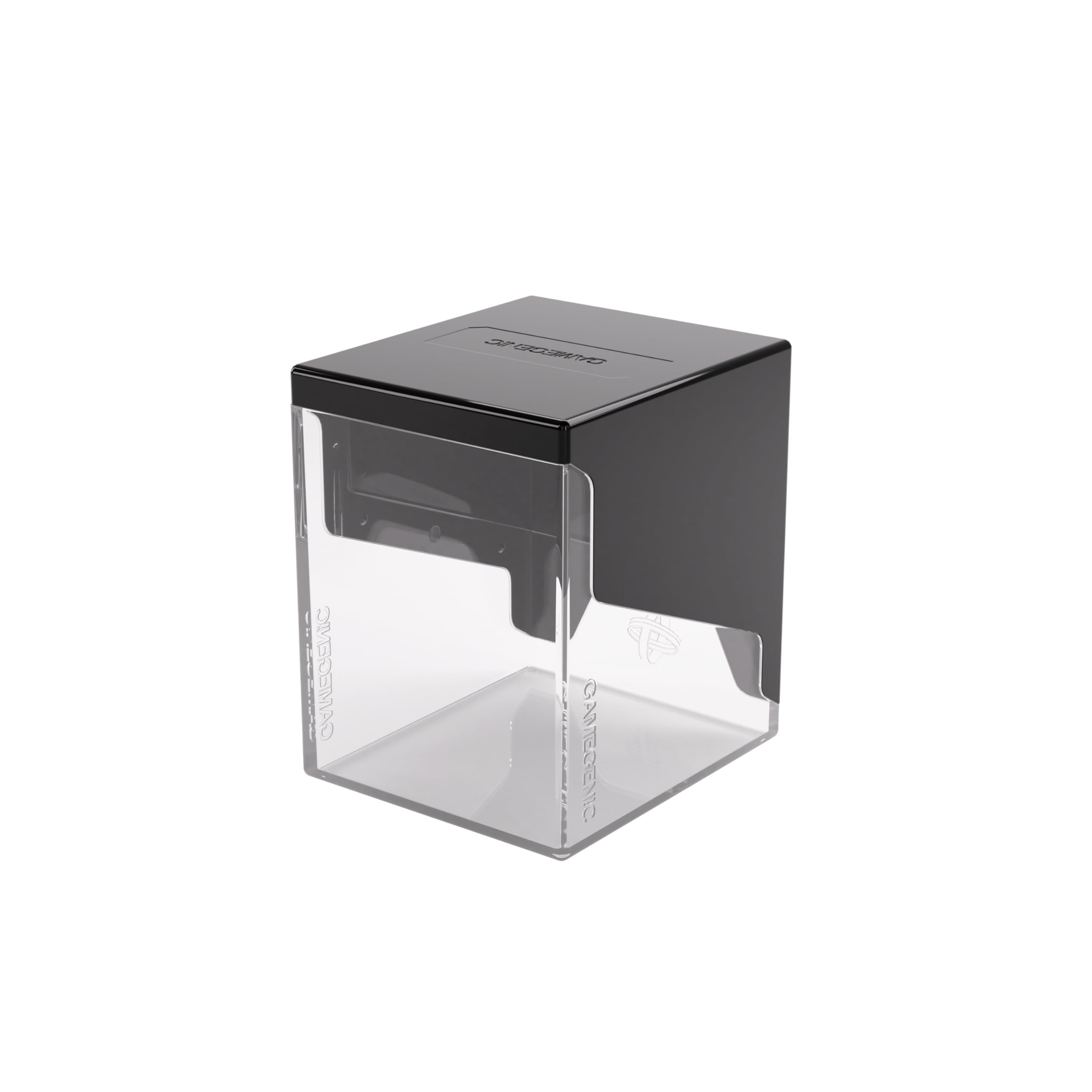 Gamegenic Bastion 100+ XL Deck Box - Black/Clear for TCGs
