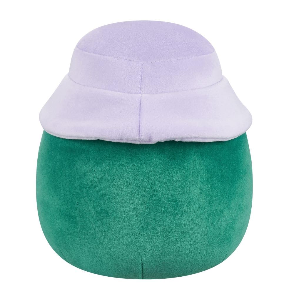 Squishmallows Austin the Green Avocado Plush - 7.5-Inch with Bucket Hat 7