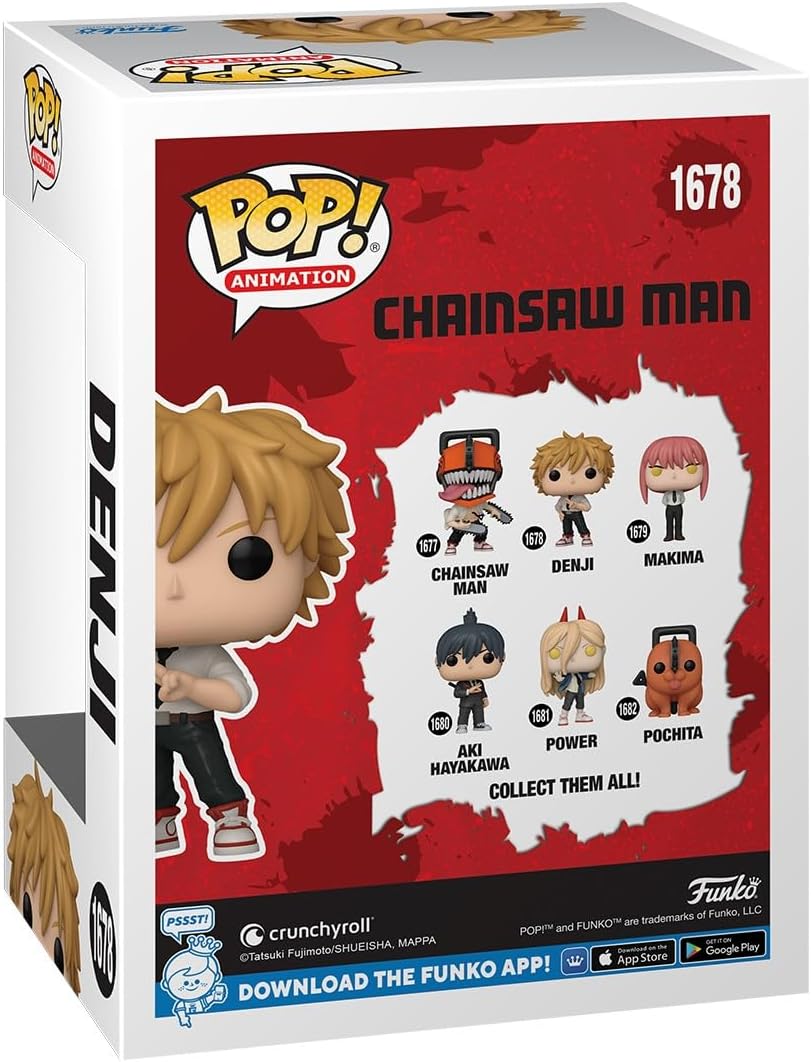 Funko Pop! Animation: Chainsaw Man - Denji Vinyl Figure (80320) 3
