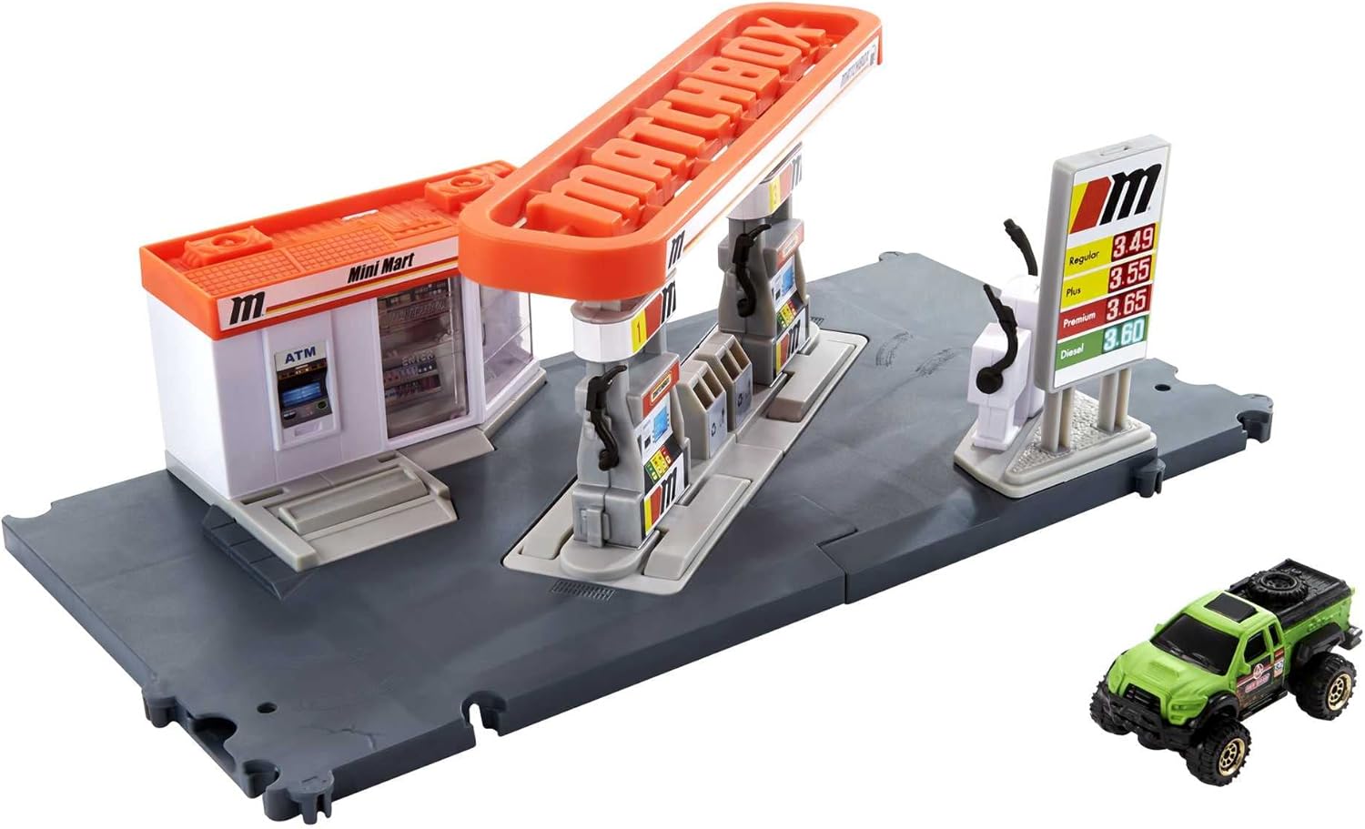 Matchbox Gas Station Playset - Interactive Vehicle Playset for Kids 3 Years and Up 1