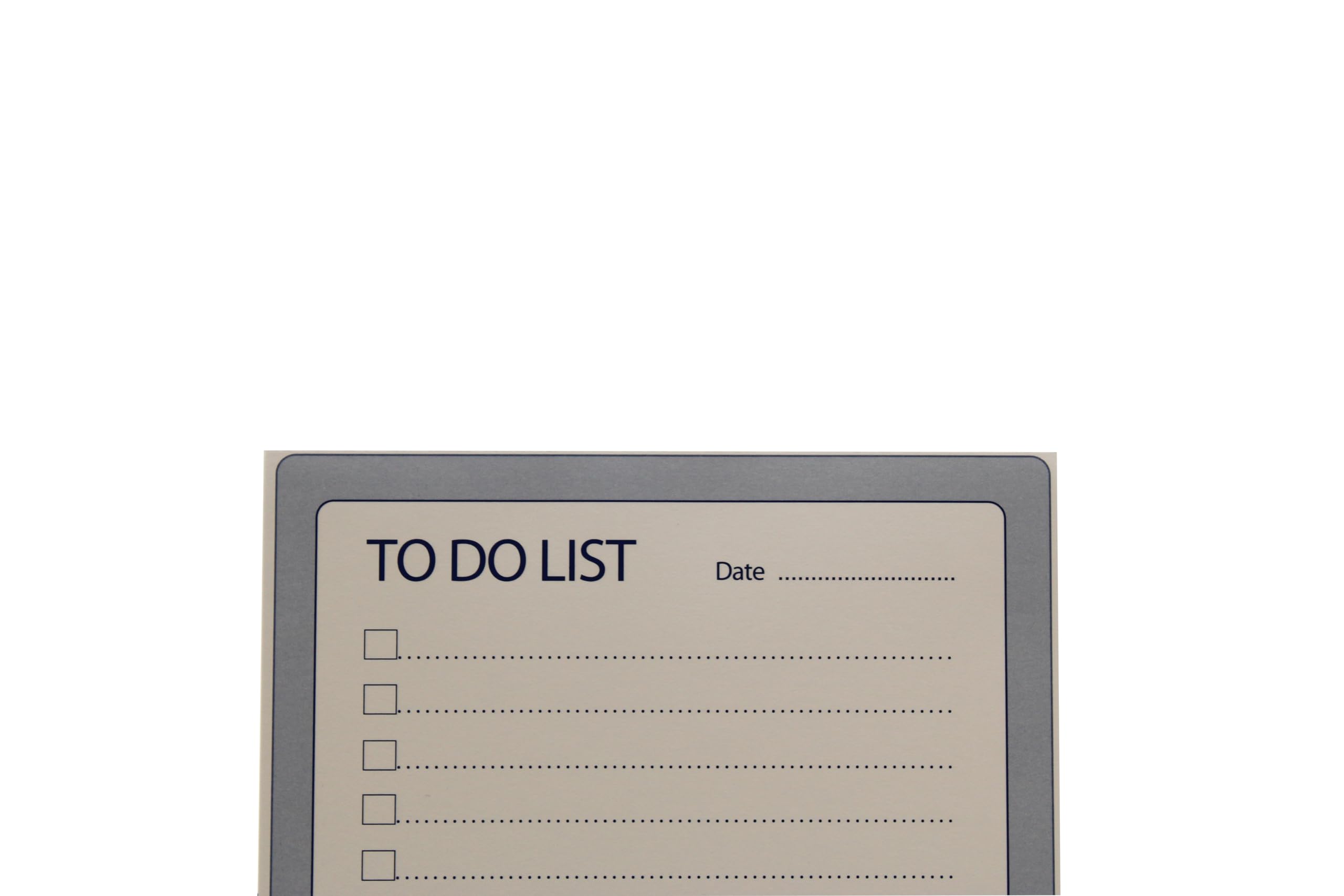Exacompta Guildhall Essentials To Do List Pad | A5 Size | 60 Sheets | Head Glue Bound 4