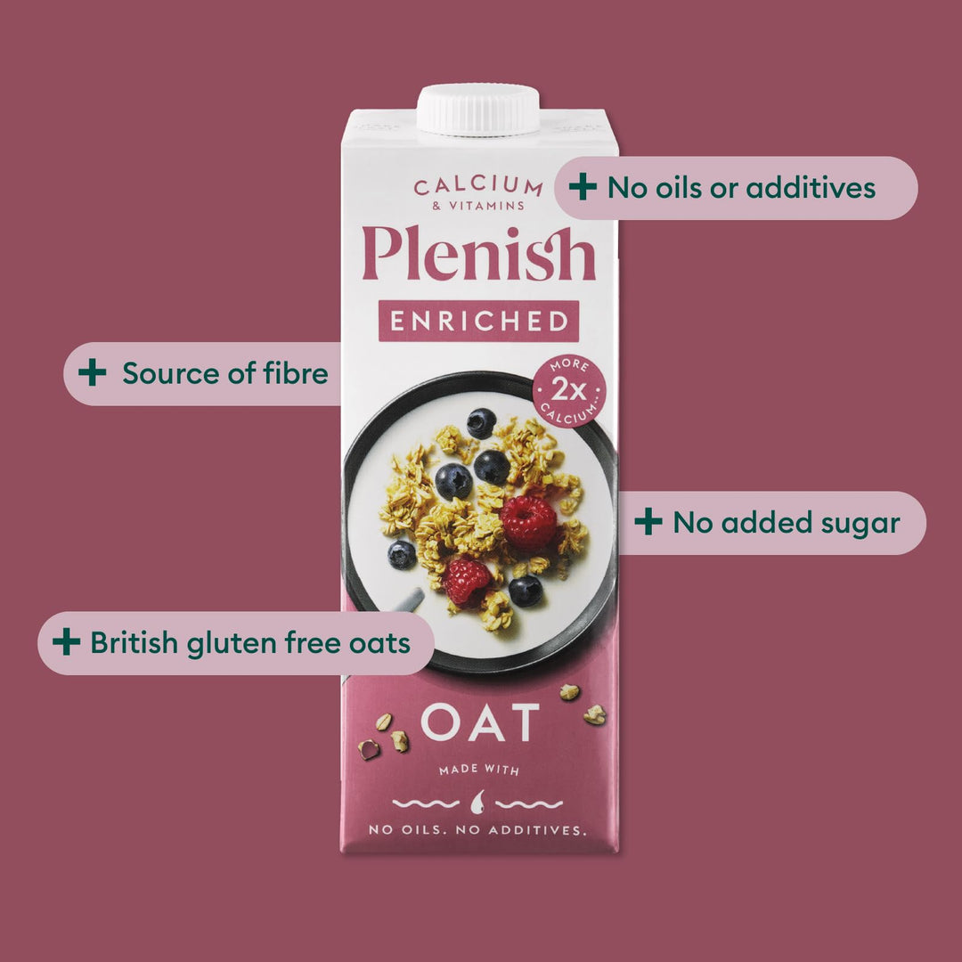 Plenish Organic Enriched Oat Milk 1L