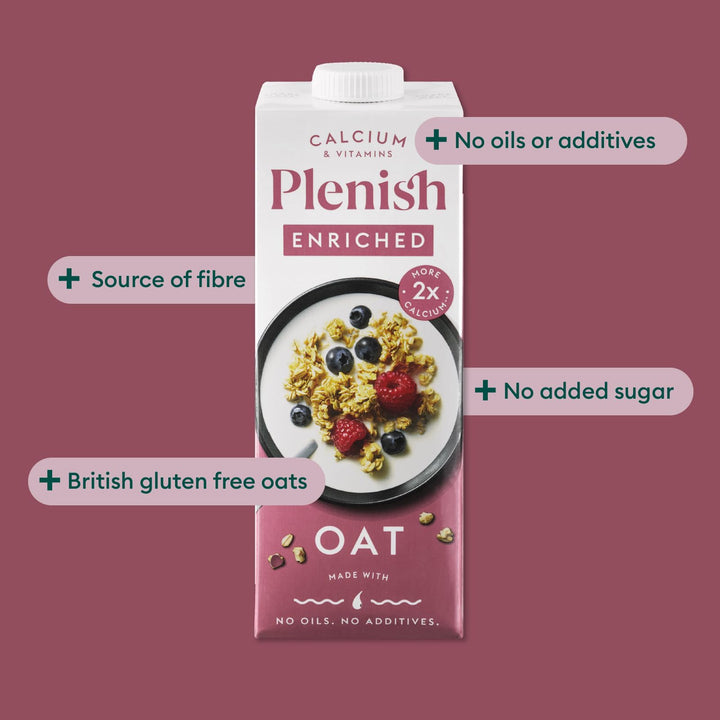 Plenish Organic Enriched Oat Milk 1L