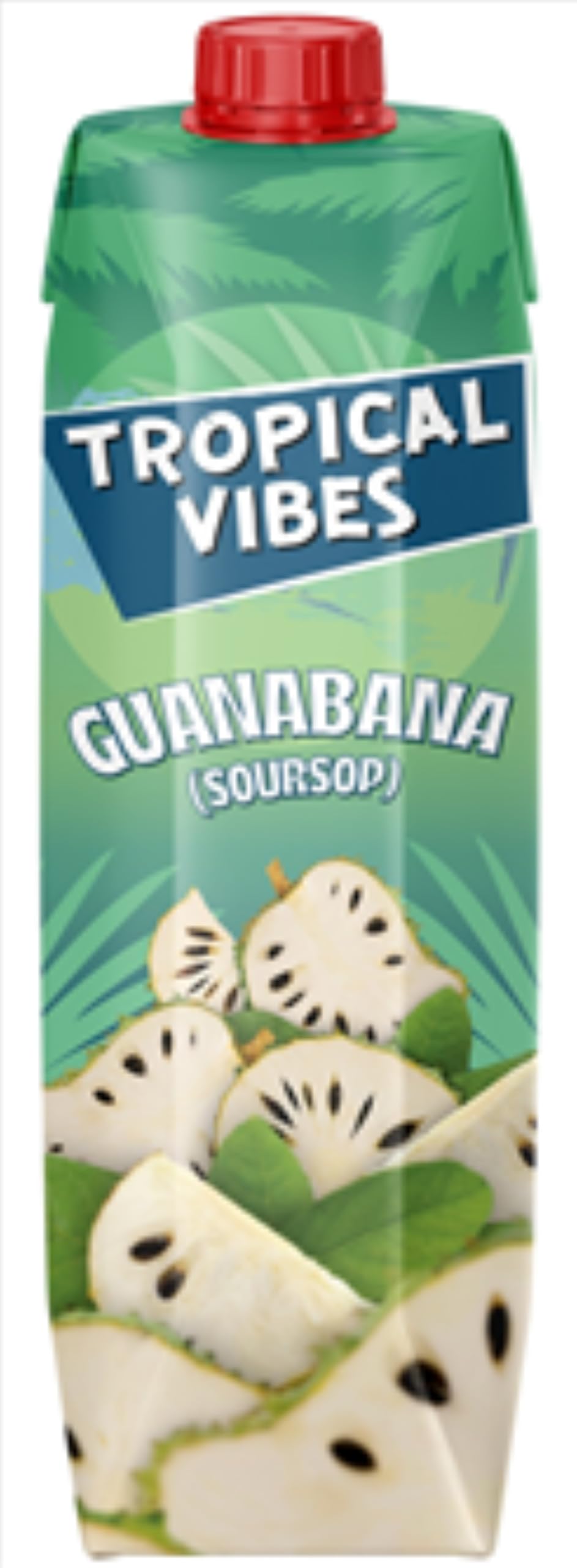 Tropical Vibes Guanabana (Soursop) Juice - 1L Natural Vegan Fruit Drink 1
