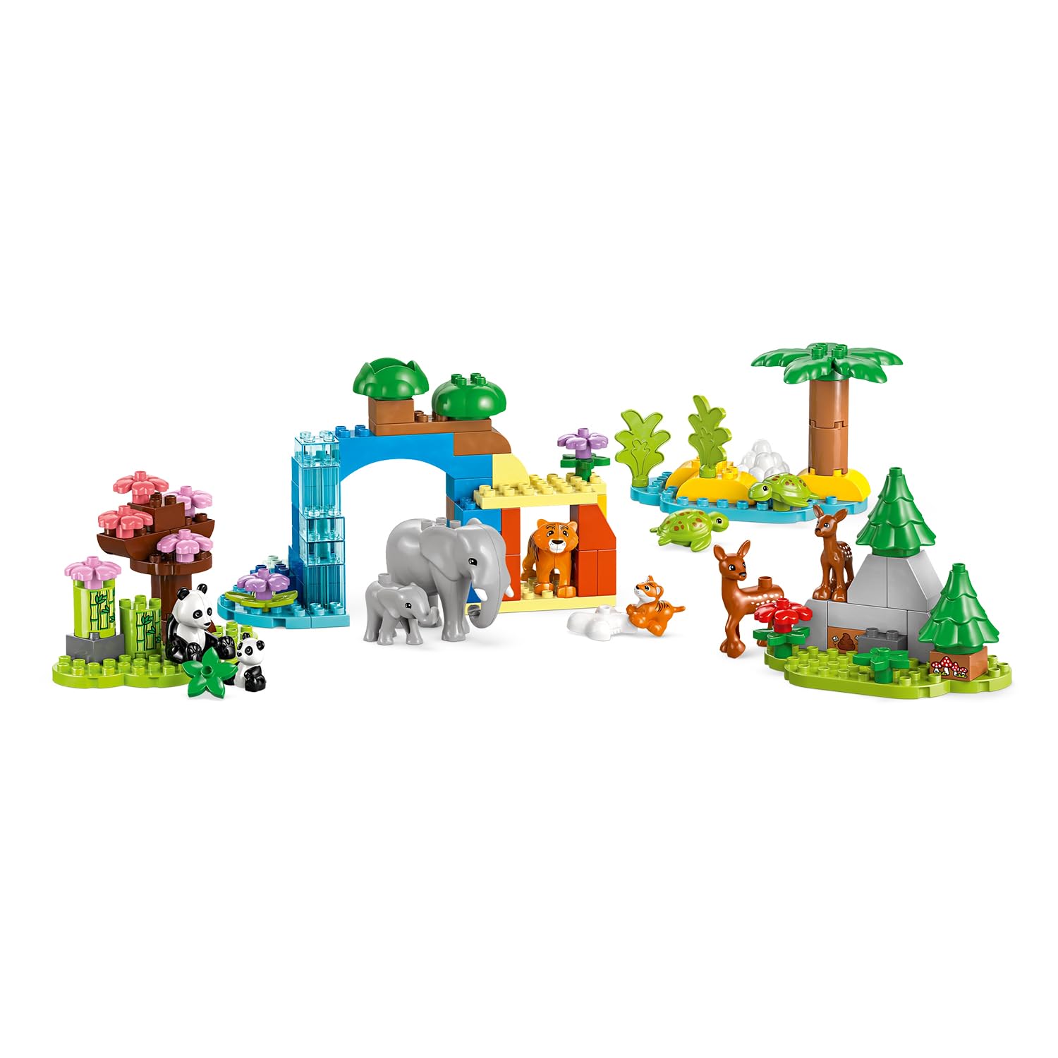 LEGO DUPLO 3in1 Wild Animal Families Set - Educational Building Toy for Toddlers 2+ 5
