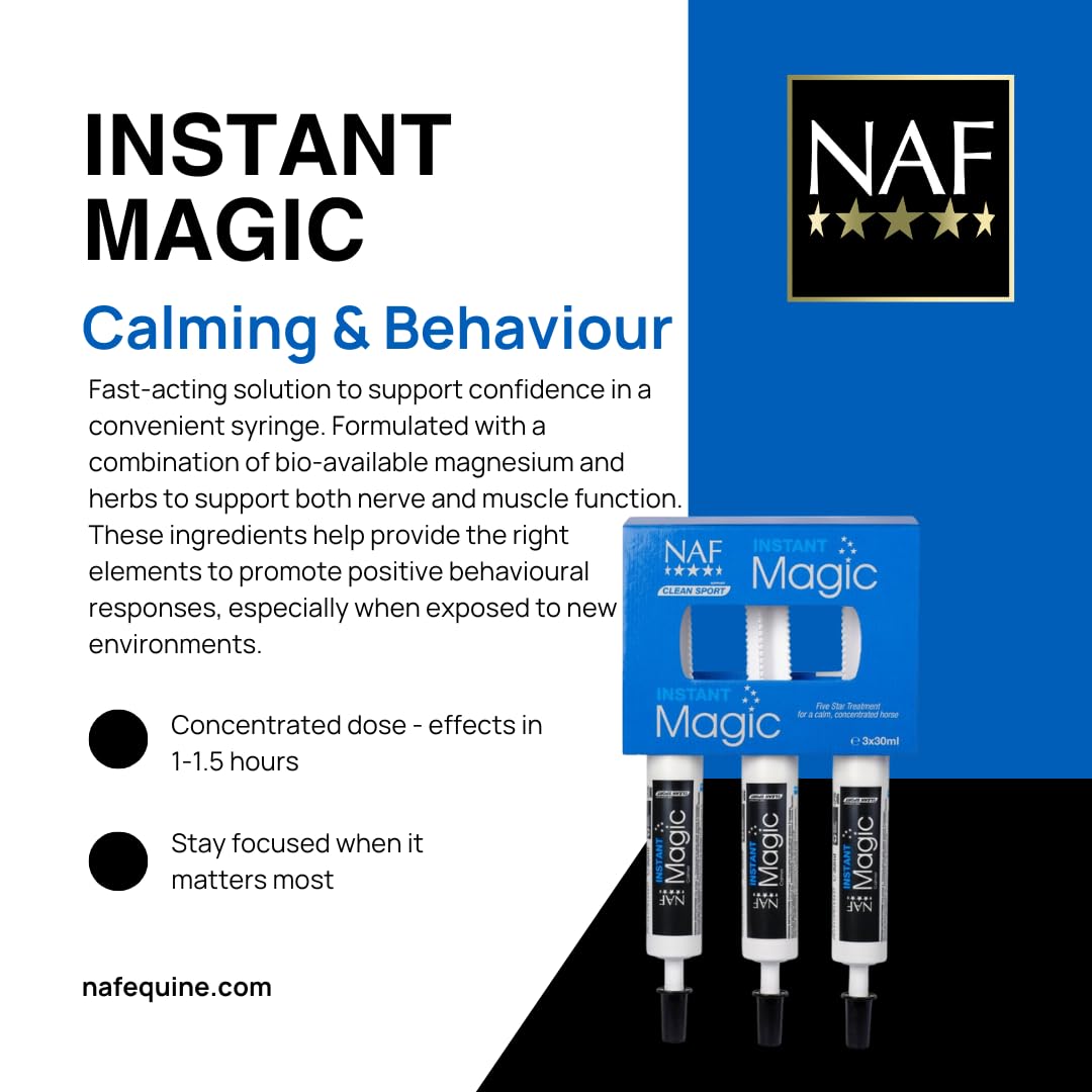 NAF Five Star Magic Liquid 1L - Magnesium-Based Calmer for Horses | Supports Nervous System 2