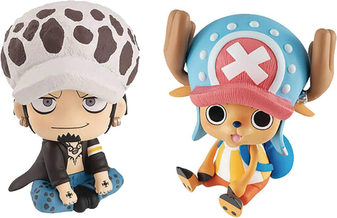 Megahouse One Piece statuettes PVC Look Up Trafalgar Law & Tony Tony Chopper LTD