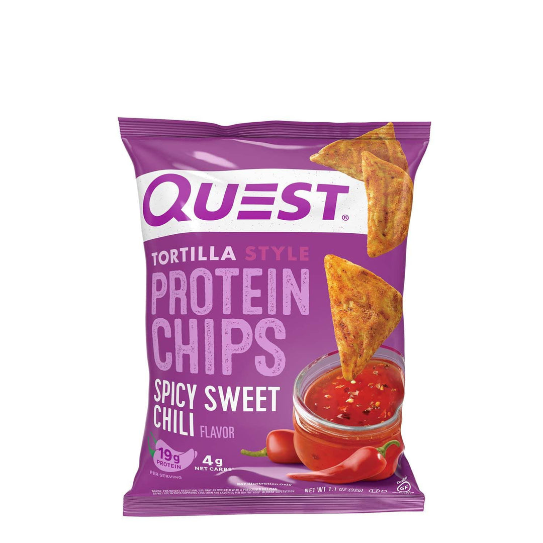 Quest Spicy Sweet Chili Tortilla Style Protein Chips 8-Pack (8x32g)