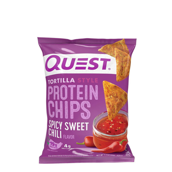 Quest Spicy Sweet Chili Tortilla Style Protein Chips 8-Pack (8x32g)