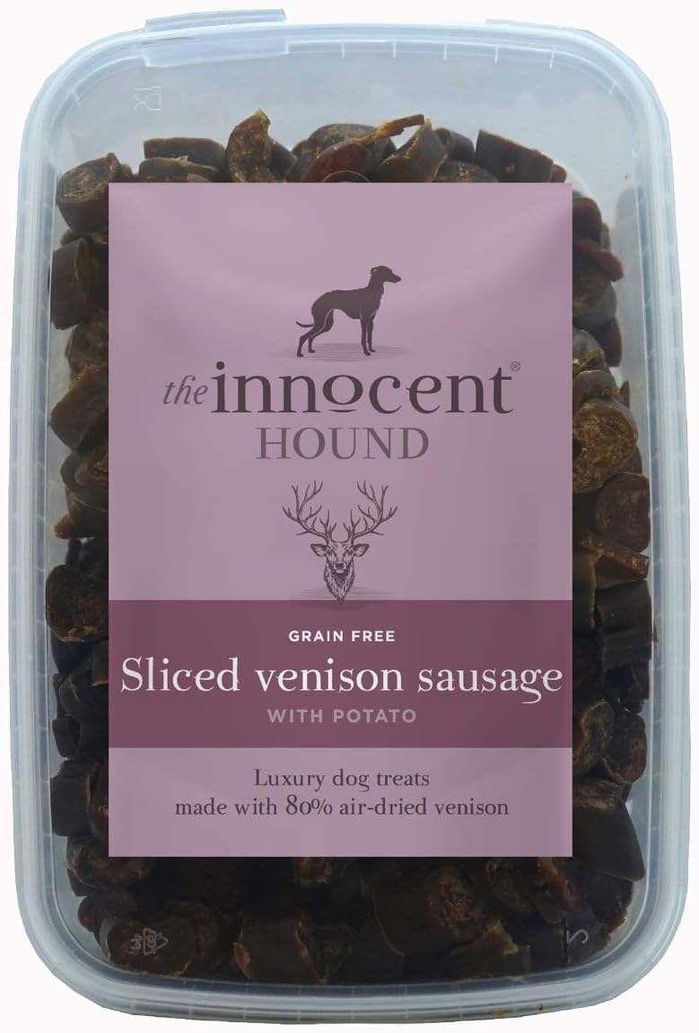 The Innocent Hound Sliced Venison Sausages with Potato, 600g