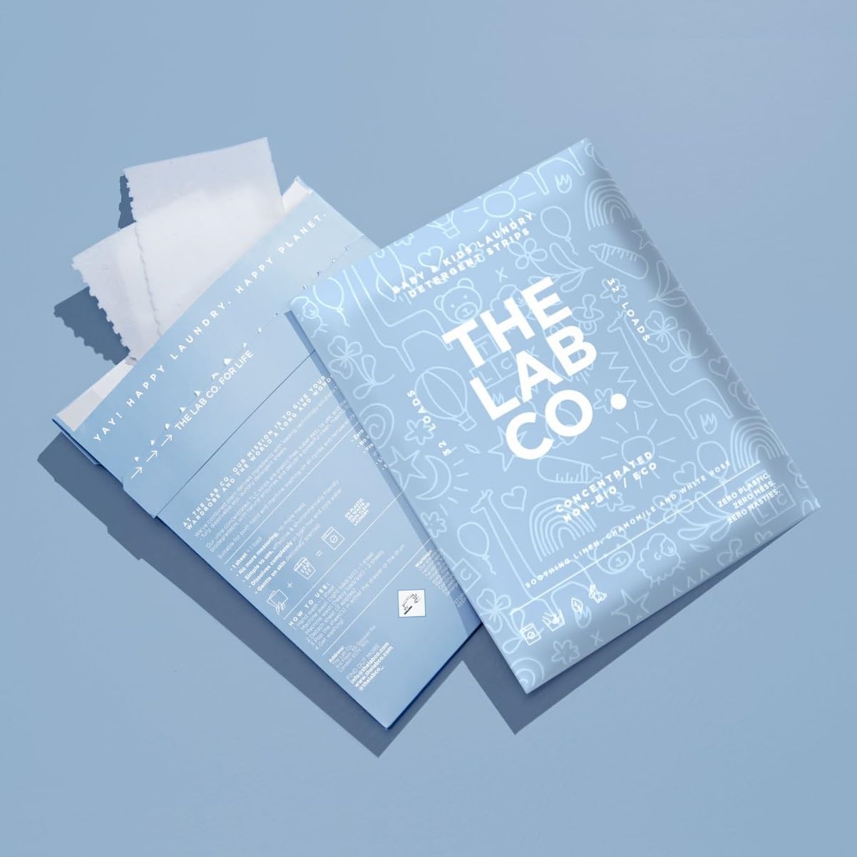 The Lab Co. - Laundry Detergent Strips (32 Loads, Eco Ultra-Concentrated) 6