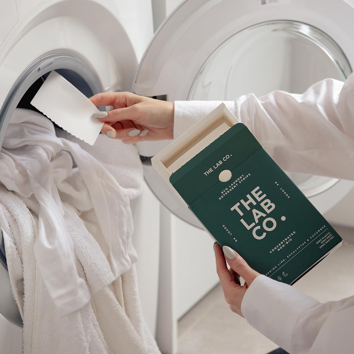 The Lab Co. - Laundry Detergent Strips Sheets (64 Loads, Eco Ultra-Concentrated) 5