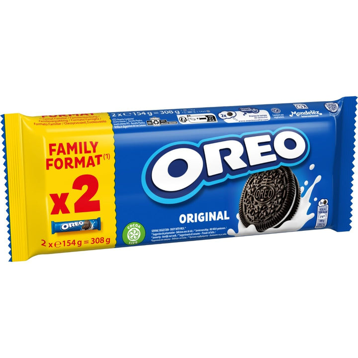 Oreo Original Sandwich Biscuits Twin Pack, Classic Vanilla Filled Cookies