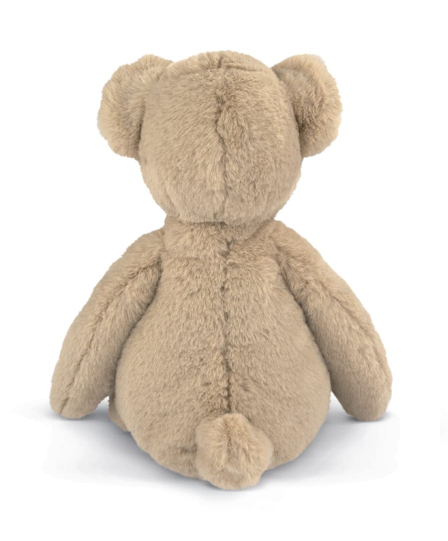 Mamas & Papas Teddy Bear Soft Toy - Super-Cuddly Faux Fur, Hidden Chime, Suitable From Birth 2