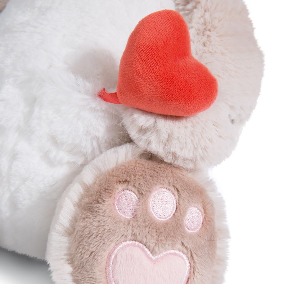 Nici Love Cat Fluffy 25cm Dangling Gray Plush - Sustainable Soft Toy 6