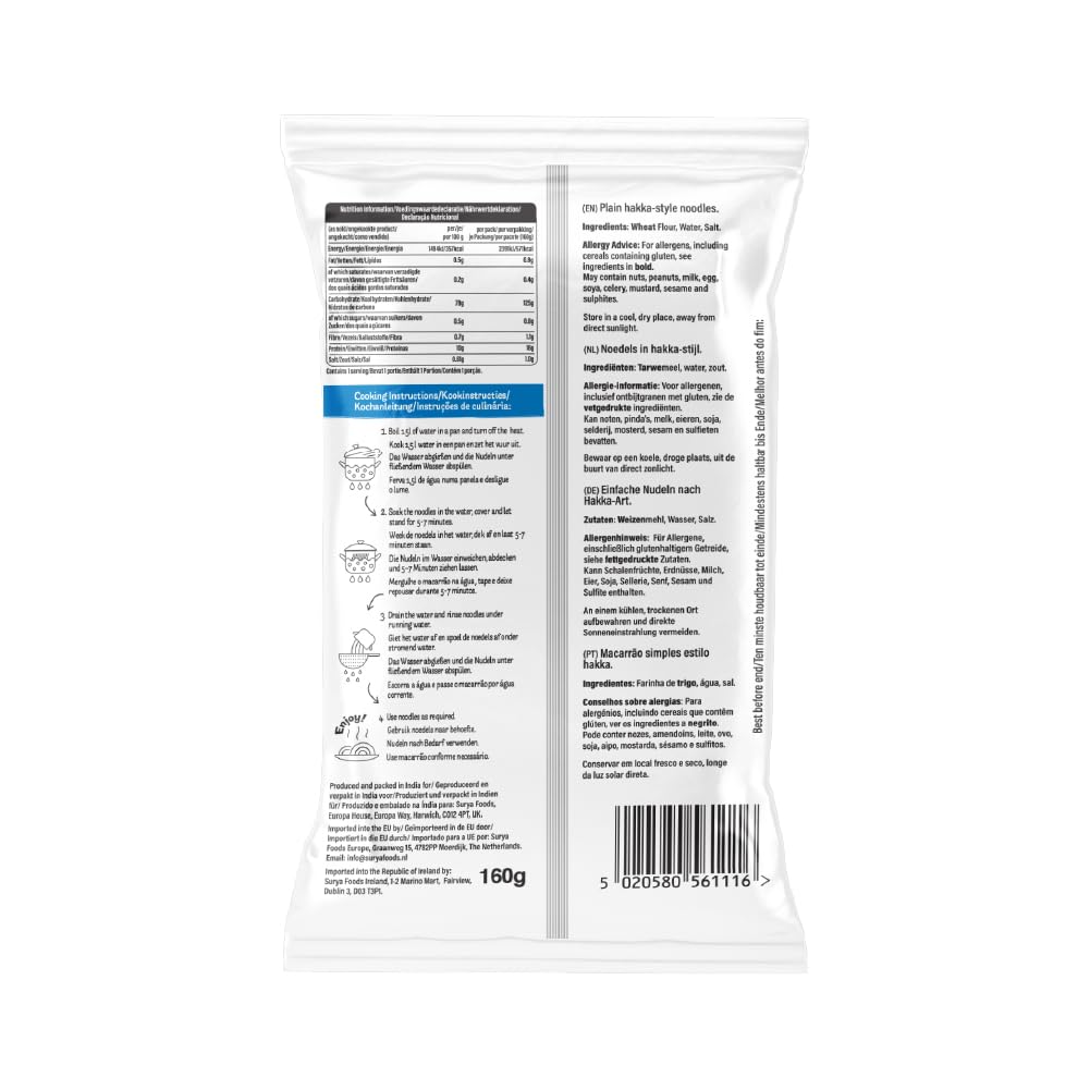 Khao Chi Hakka Noodles 80g (Single Pack) – Authentic Indo-Chinese Stir-Fry Noodles 4