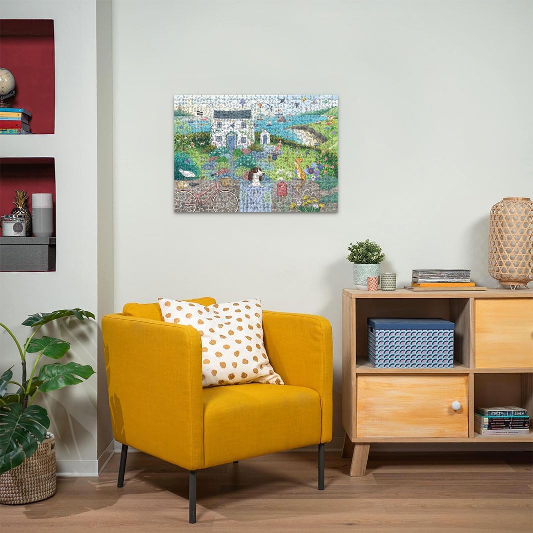 Ravensburger Coastal Cottage 1000 Piece Jigsaw Puzzle 2