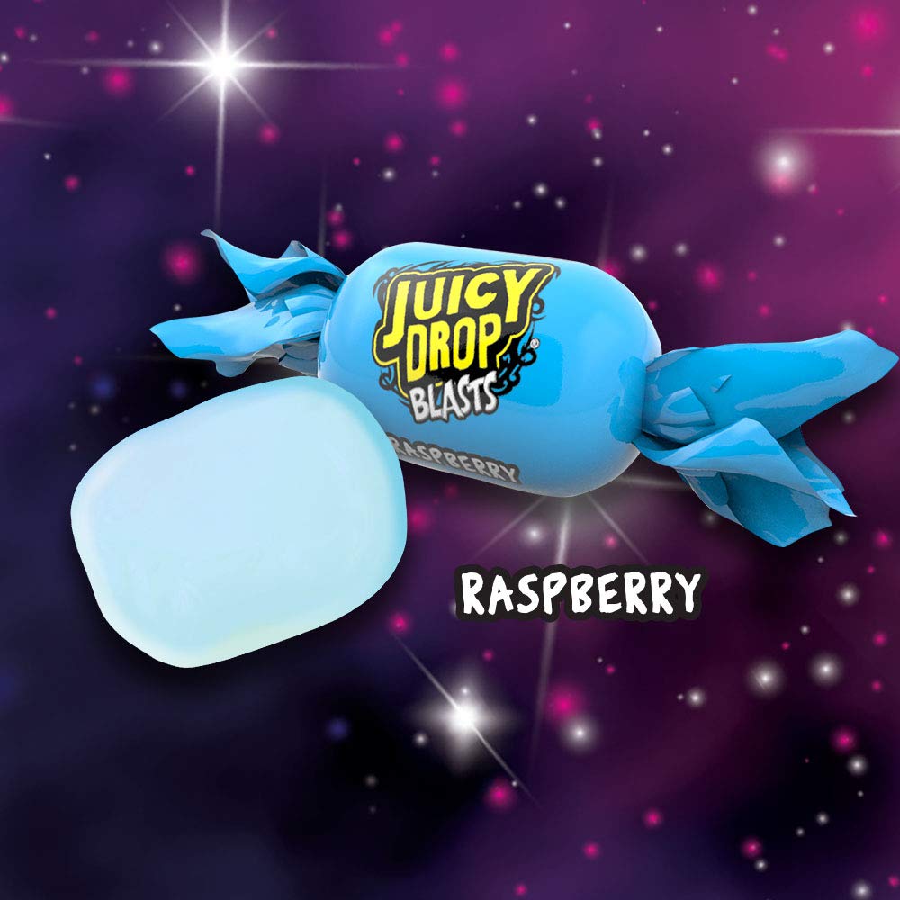 Juicy Drop Blasts Sweets 1kg - 6 Assorted Flavours (Watermelon, Strawberry, Lemon, Raspberry, Apple, Cola) 7
