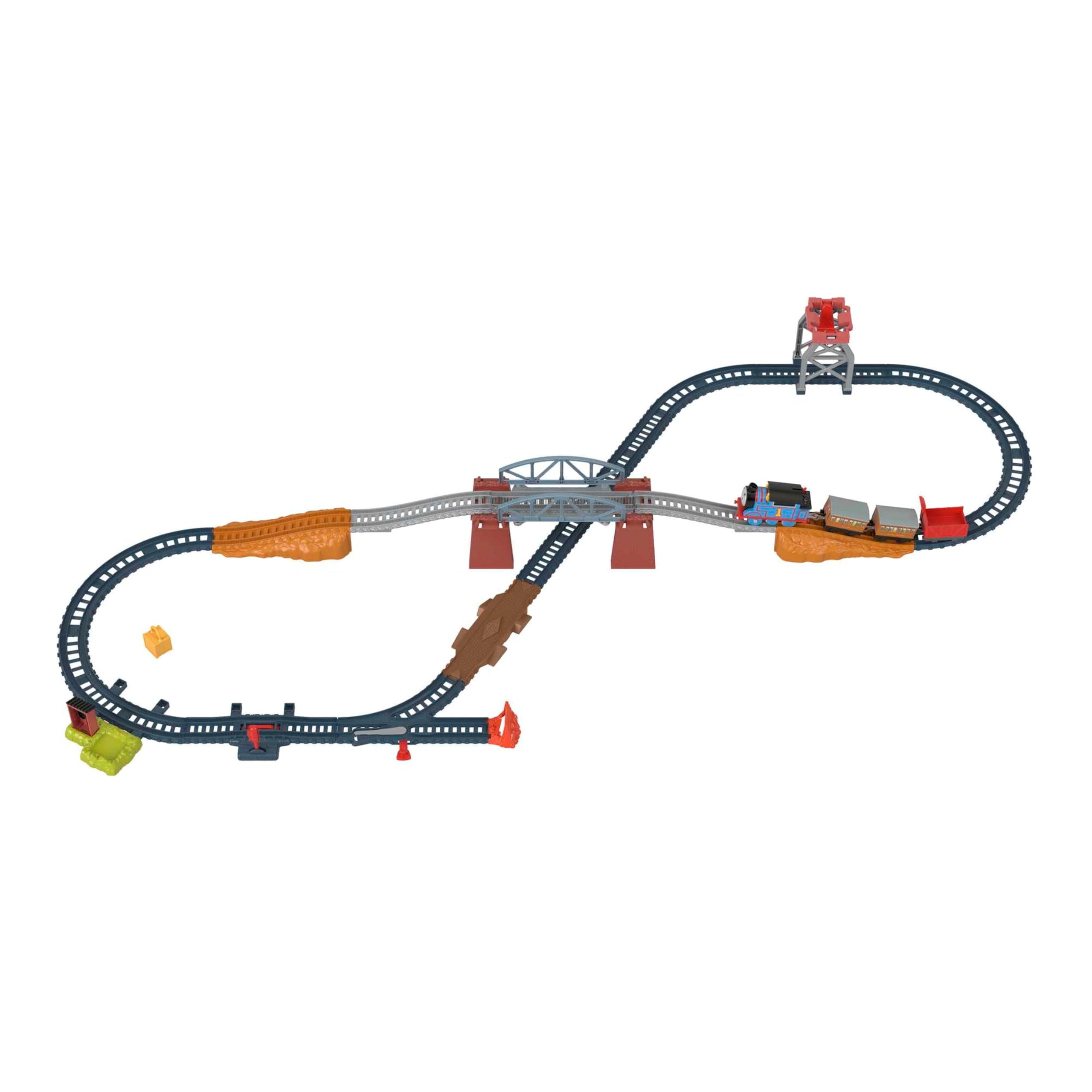THOMAS & FRIENDS 3-in-1 Package Pickup Train Set with Motorized Thomas | Ages 3+ | HGX64